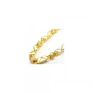 # VX 보카시 대나무목걸이+팔찌 6mm 도금목걸이 남자금목걸이 금팔찌