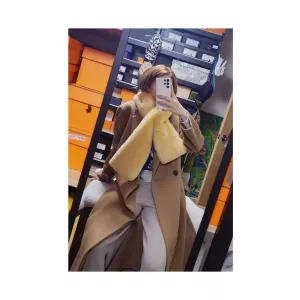 보테가베네타 시어링 (리얼양털) 머플러 새상품 남여공용